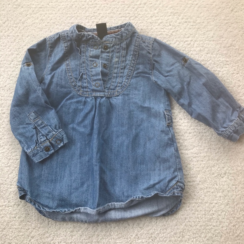Zara baby jean dress